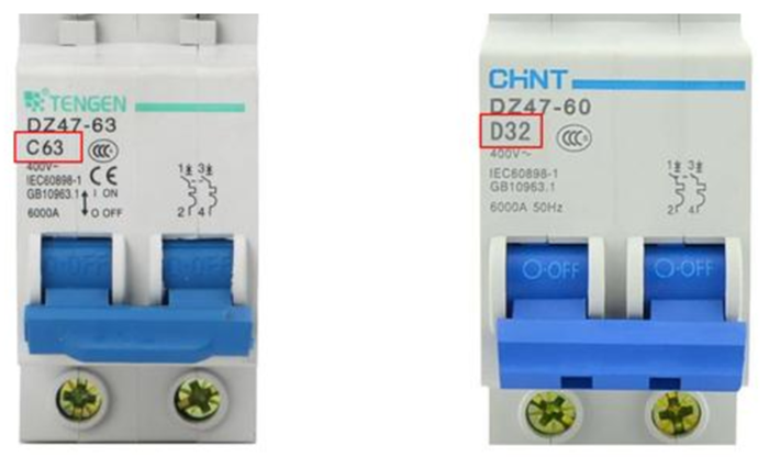 空氣開關(guān)C型與D型如何選擇